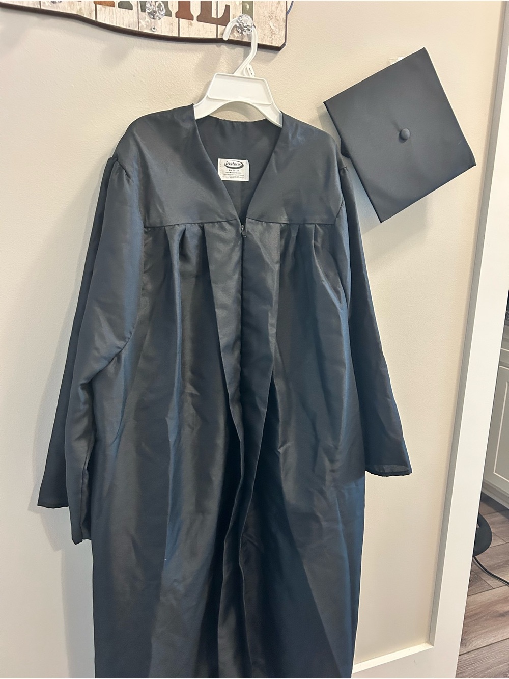 Classic Men's Graduation Gown - Black 5’7” - 5’9”